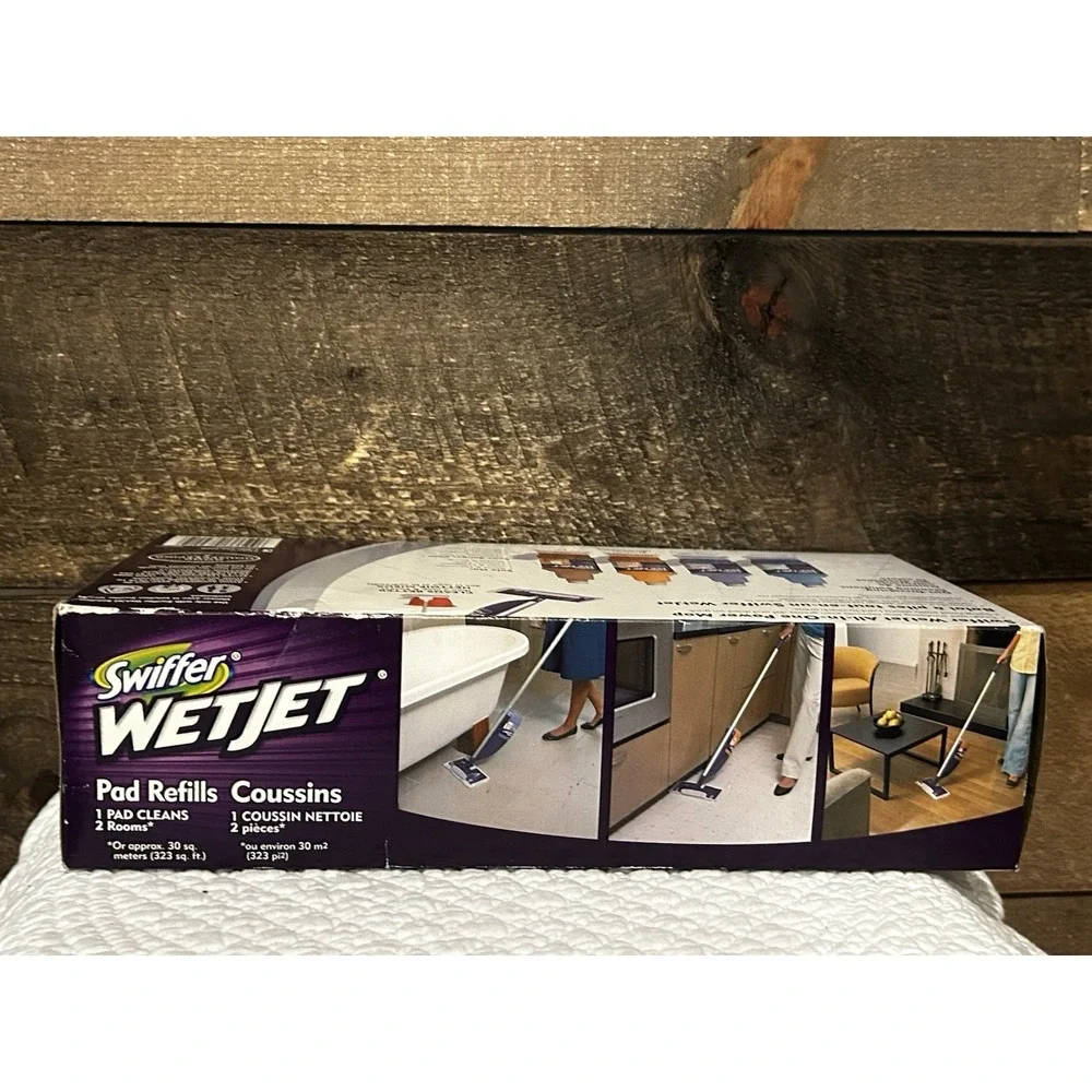Swiffer Wetjet Wet Jet 24 Cleaning Pads Box New Sealed Sweeper